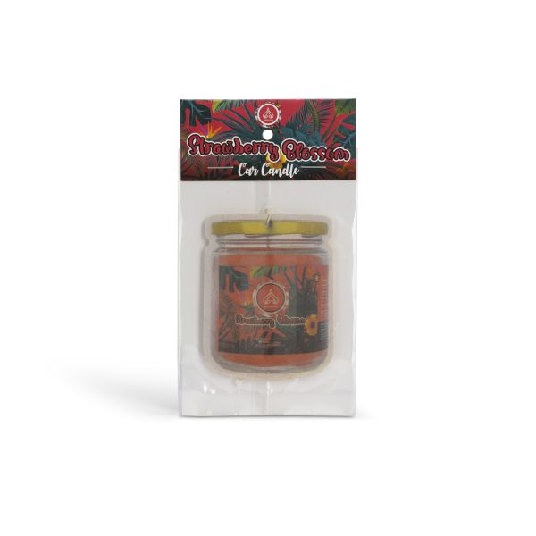Smoke Out Car Candle/ Strawberry Blossom